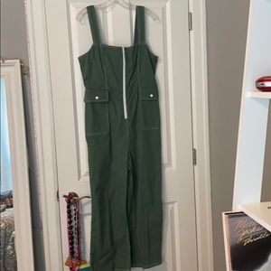Light Green Tank Jumpsuit - BDG - L
